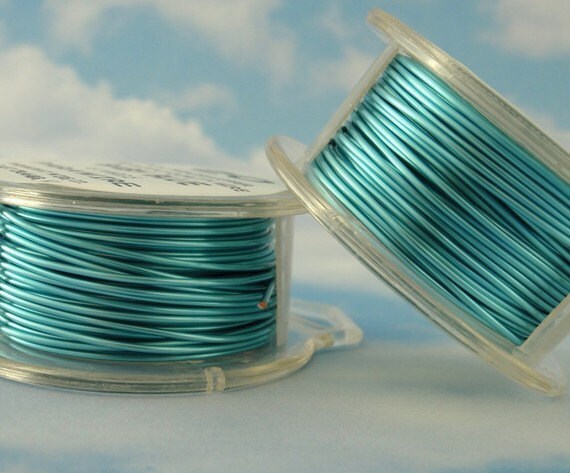 Baby Blue Wire  - Non Tarnish Enameled Coated Copper - 100% Guarantee - YOU Pick 18, 20, 22, 24, 26, 28, 30, 32, 34 gauge