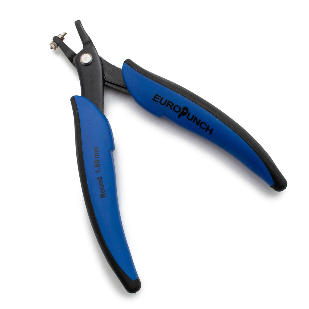 Hole Punch Pliers In Three Sizes - Free Sample of Stamping Discs Included - Replacement Tips Also Available