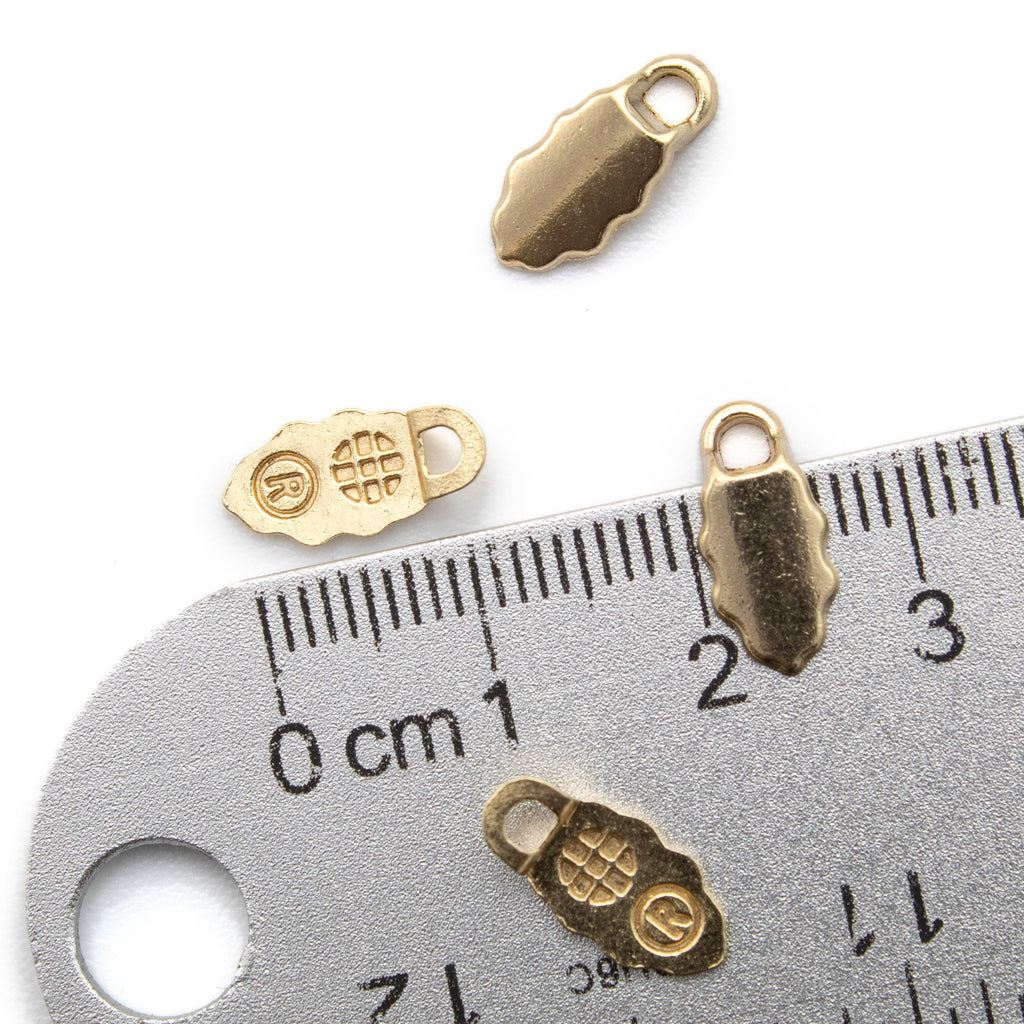 Leaf Glue-on Bails - 13mm x 6mm - Gold and Silver Plate - 100% Guarantee