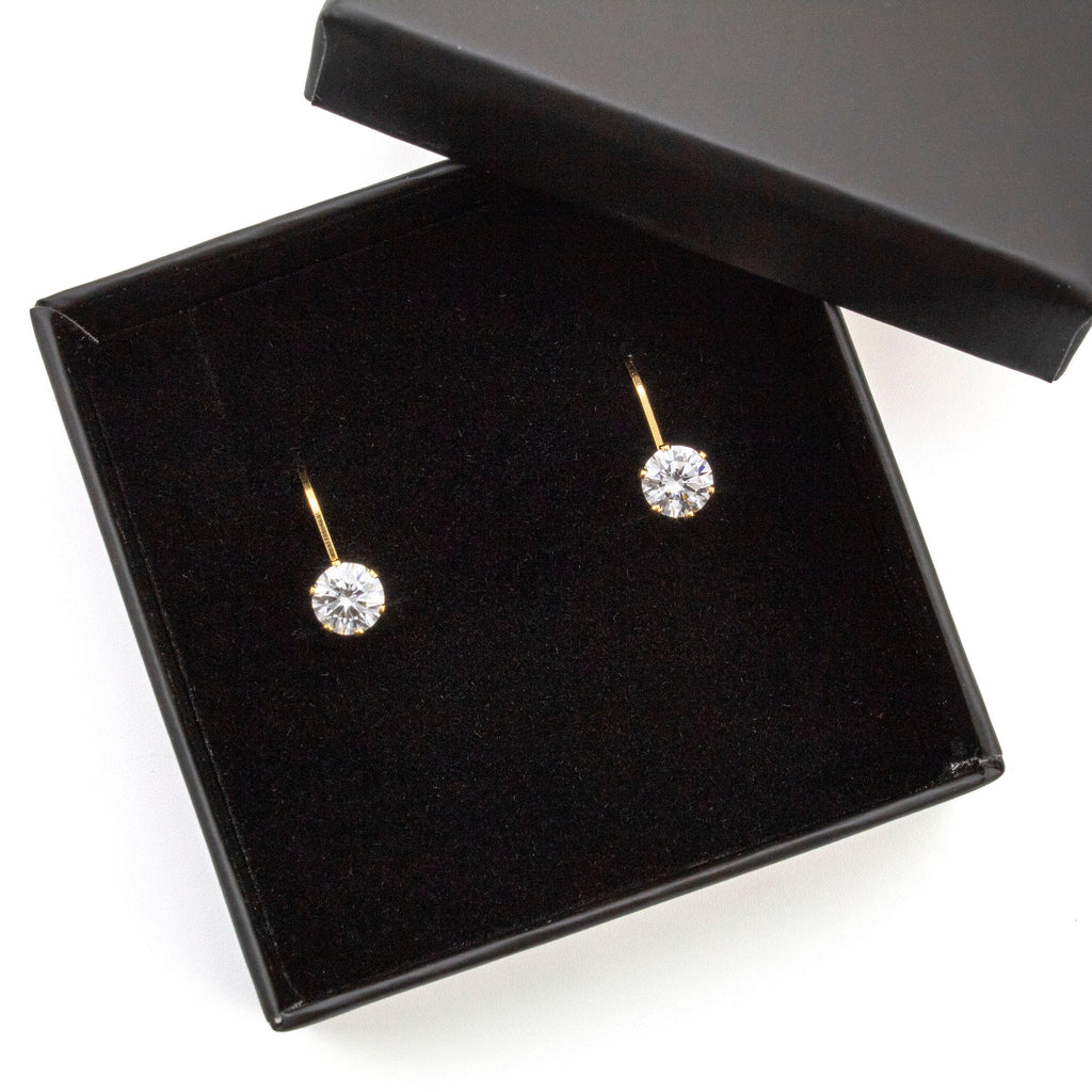 14kt Gold Filled Stone Mounted Leverback Custom Ear Wires - You Pick the Stone - 100% Guarantee