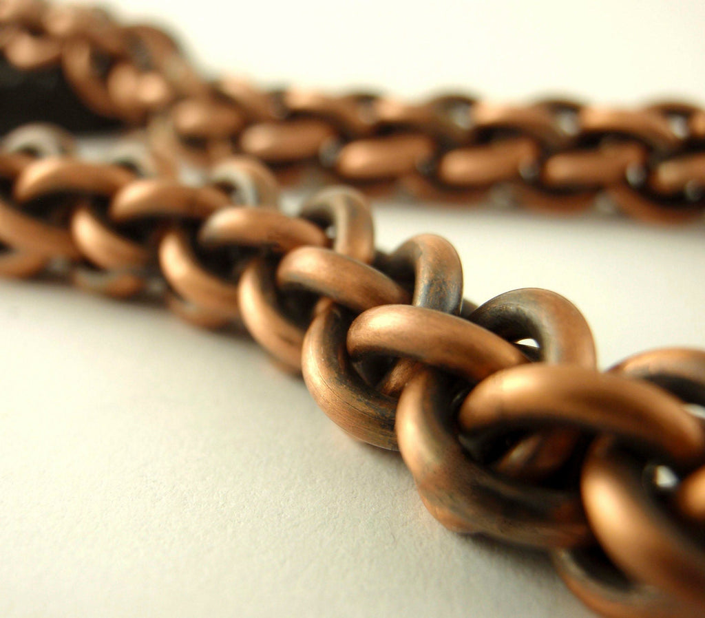 100 Oxidized Antique Copper Jump Rings - You Choose 24, 22, 20, 18, 16, 14, 12 Gauge and Diameter