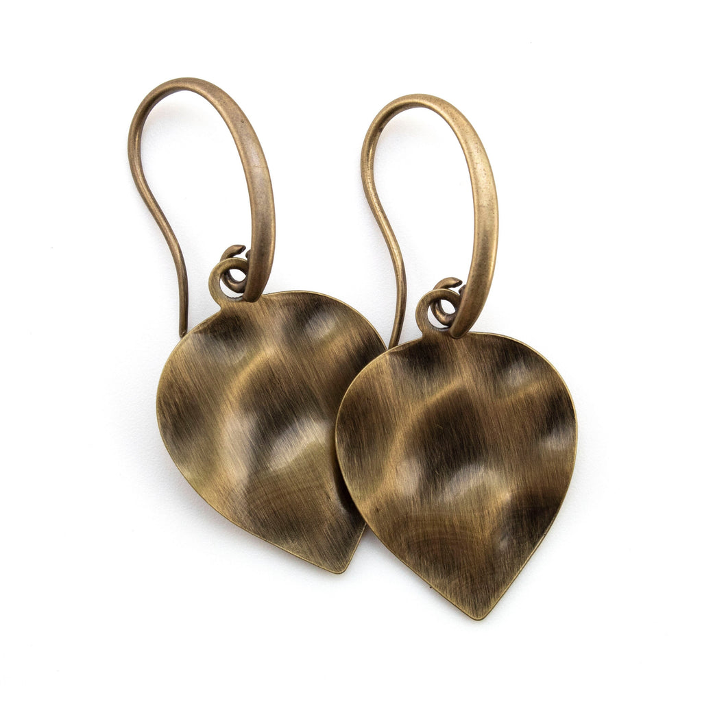 Swirvy Ear Wires - You Pick Finish - Silver, Gold, Antique Gold, Antique Copper