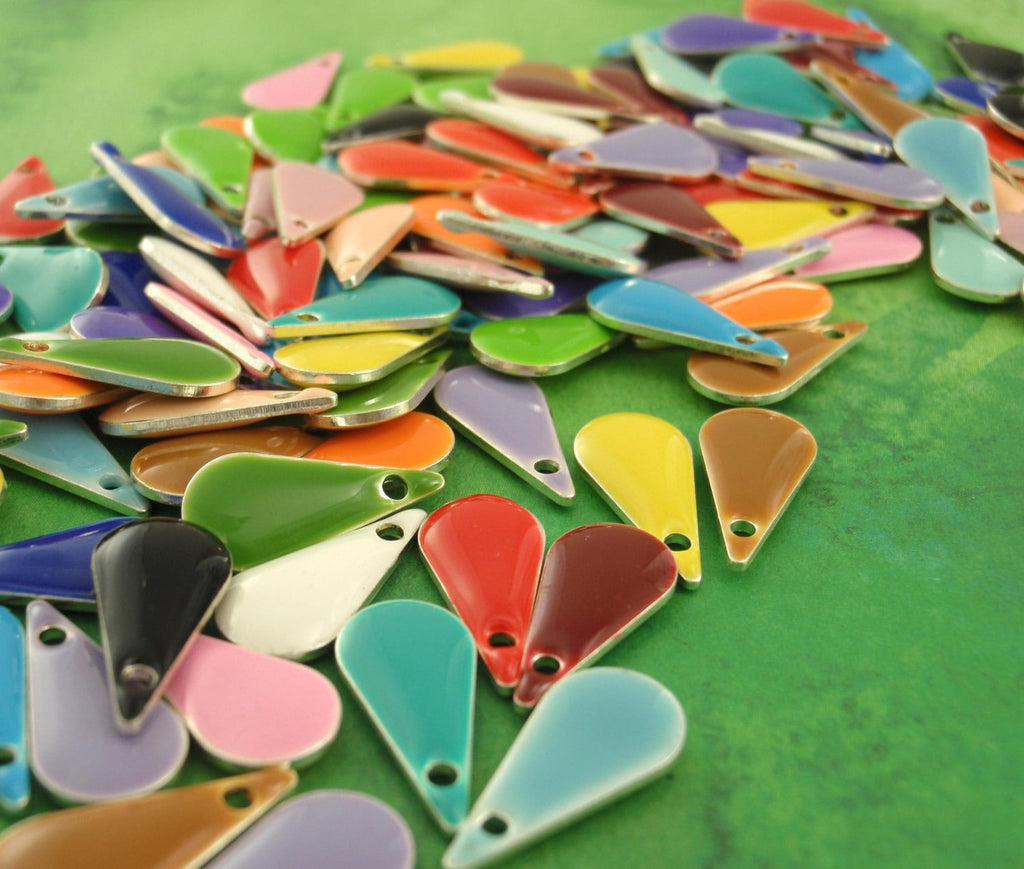 25 - 20mm x 14mm Colorful Teardrop Drops - 100% Guarantee