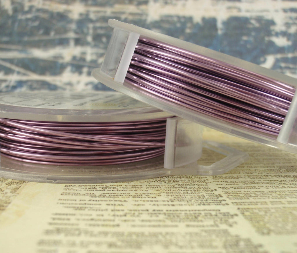 Lavender Artistic Wire - Permanently Colored - You Pick Gauge 18, 20, 22, 24, 26, 28 – 100% Guarantee