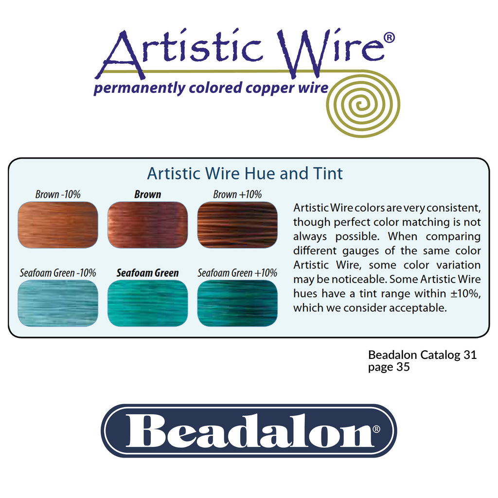 Non Tarnish Copper Artistic Wire - Permanently Colored - You Pick Gauge 10, 12, 14, 16, 18, 20, 22, 24, 26, 28, 30, 32, 34 – 100% Guarantee