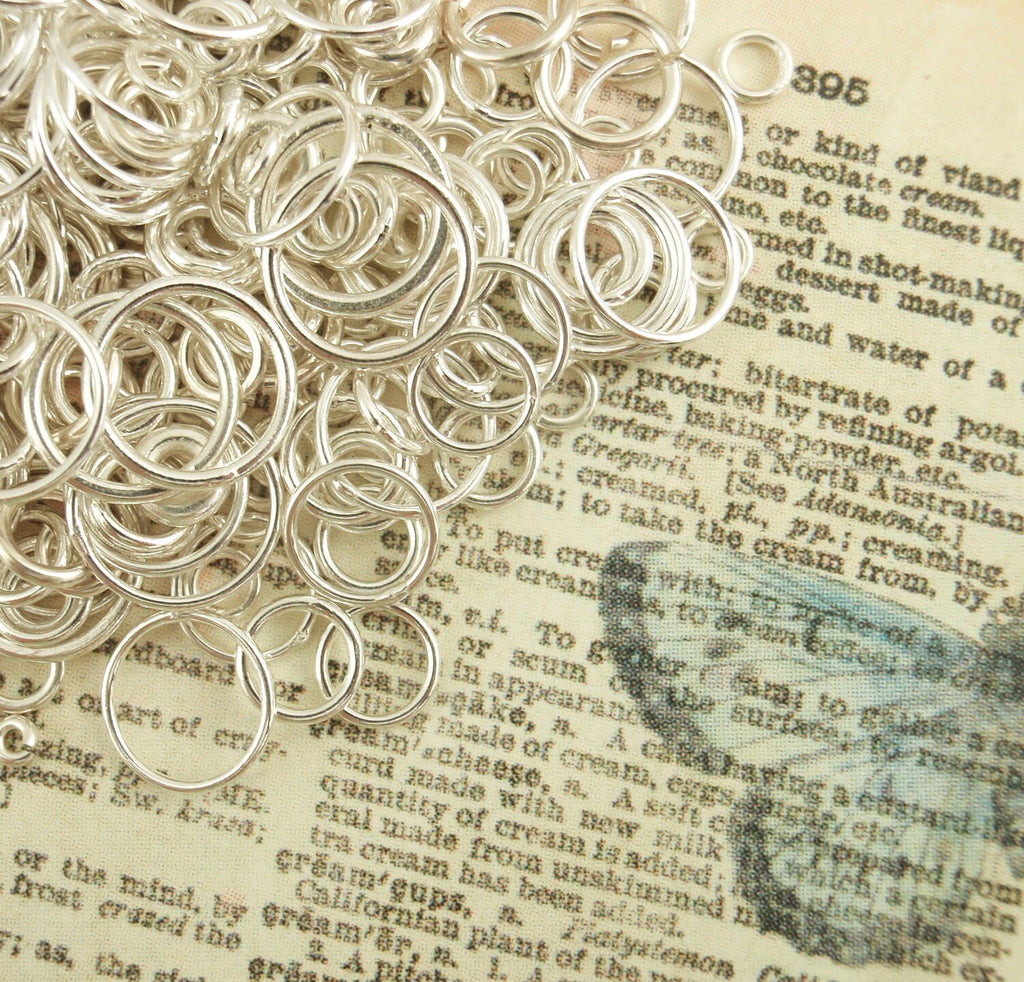 Sterling Silver Soldered Closed Jump Rings - Great Catch Rings - 100% Guarantee