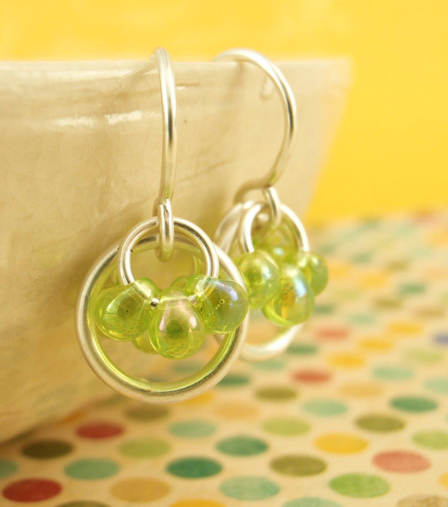 Miyuki Silver Lined Sapphire Drop Glass Beads