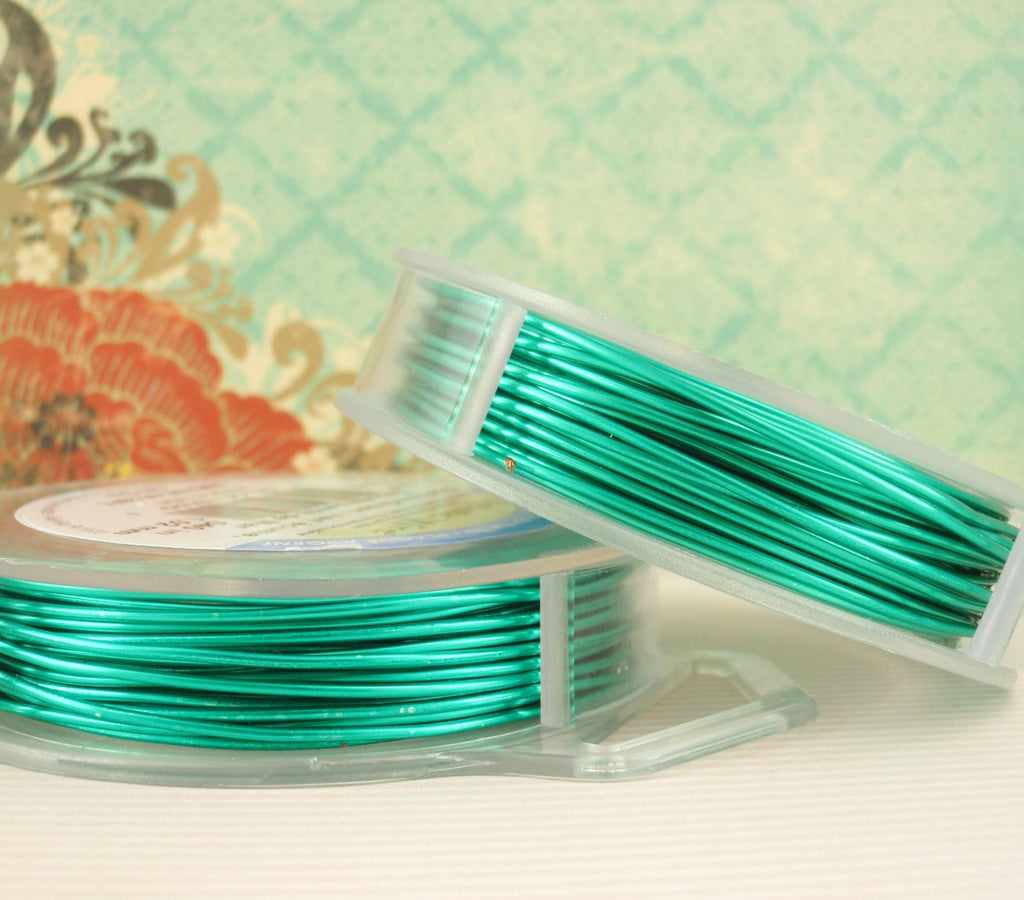 Seafoam Green Artistic Wire - Permanently Colored - You Pick Gauge 18, 20, 22, 24 – 100% Guarantee