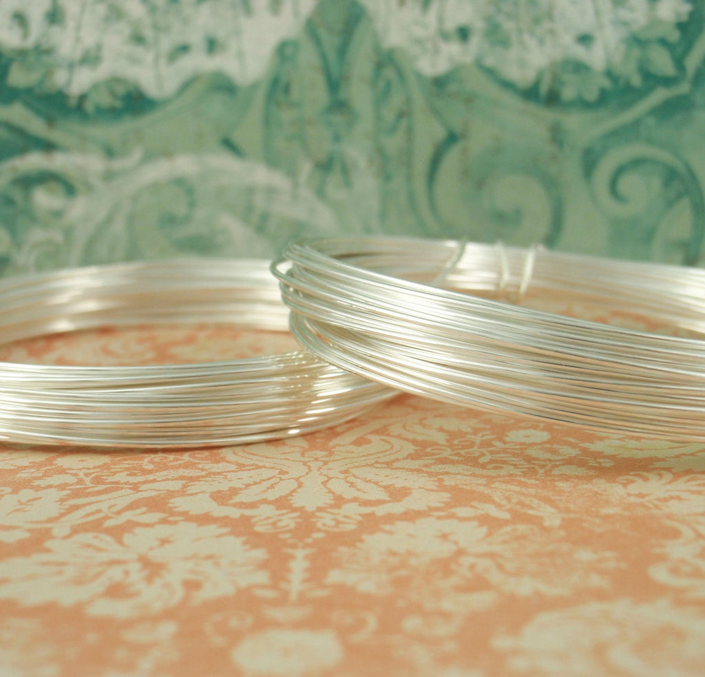 Fine Silver Wire with Copper Core - Half Hard - Tarnish Resistant - YOU Pick Gauge 12, 14, 16, 18, 20, 22, 24, 26 - 100% Guarantee