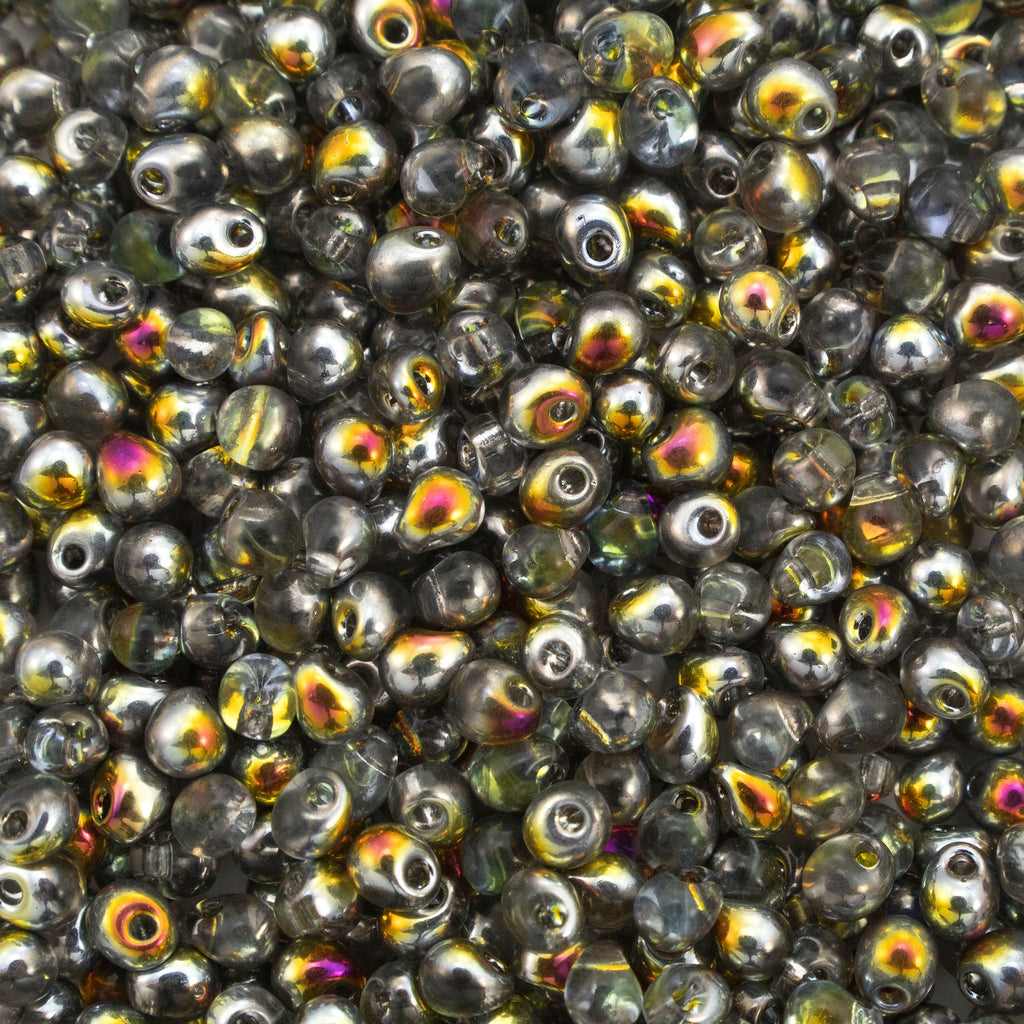 Crystal Marea Drop Glass Beads - 3.4mm Miyuki Fringe - 100% Guarantee