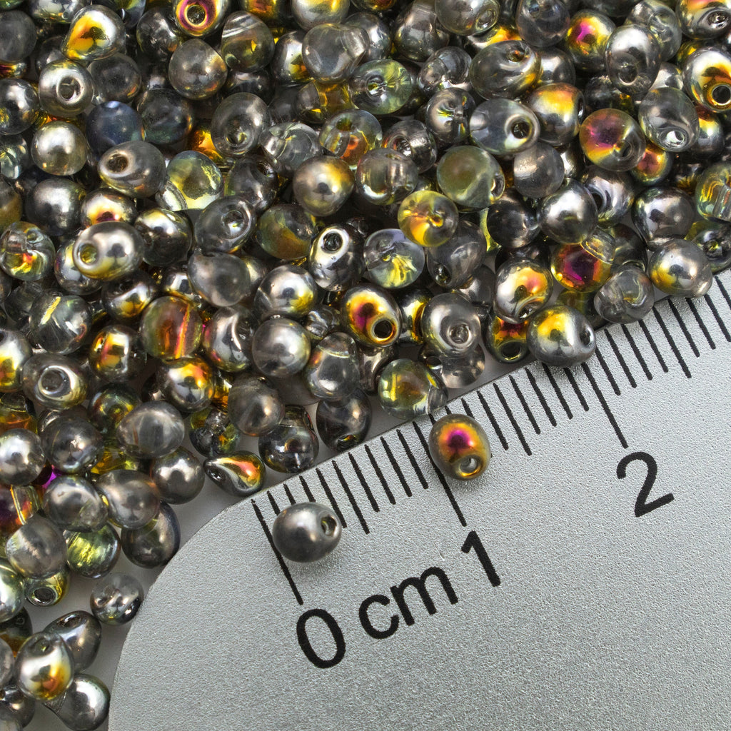 Crystal Marea Drop Glass Beads - 3.4mm Miyuki Fringe - 100% Guarantee