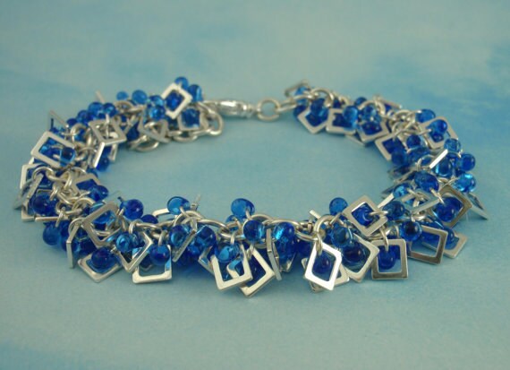 Sky Blue Lined Sapphire Miyuki Drop Glass Beads 3mm X 4mm