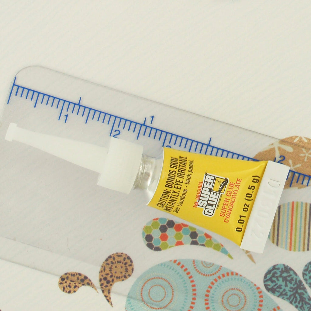 The Original Super Glue - TWO Single Use Size Tubes - 0.01 ounce each