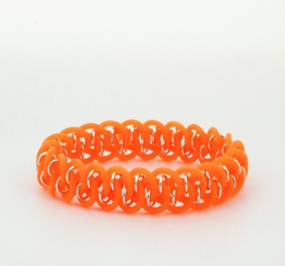 Neon Silicone Jump Rings YOU Pick Color and Size