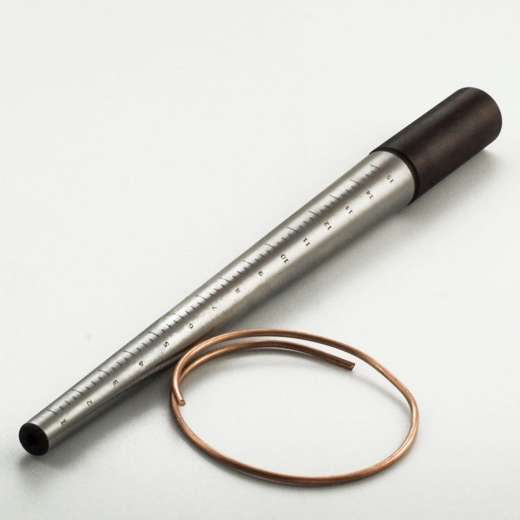 Deluxe Ring Mandrel - Size, Form and  Hammer - Wire Sample and Case Included