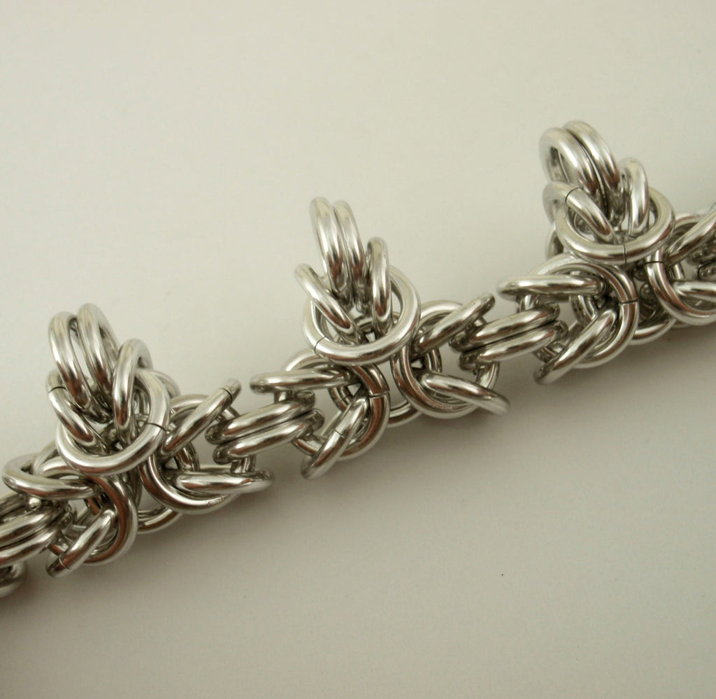 Basic Chainmail Tutorial - Spiky Byzantine - Intermediate and Experienced