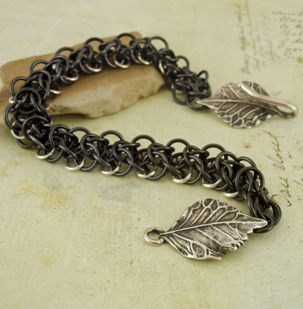 PDF Chainmail Tutorial - Wood Elf Bracelet -  Fun for All Skill Levels - Deluxe Instructions