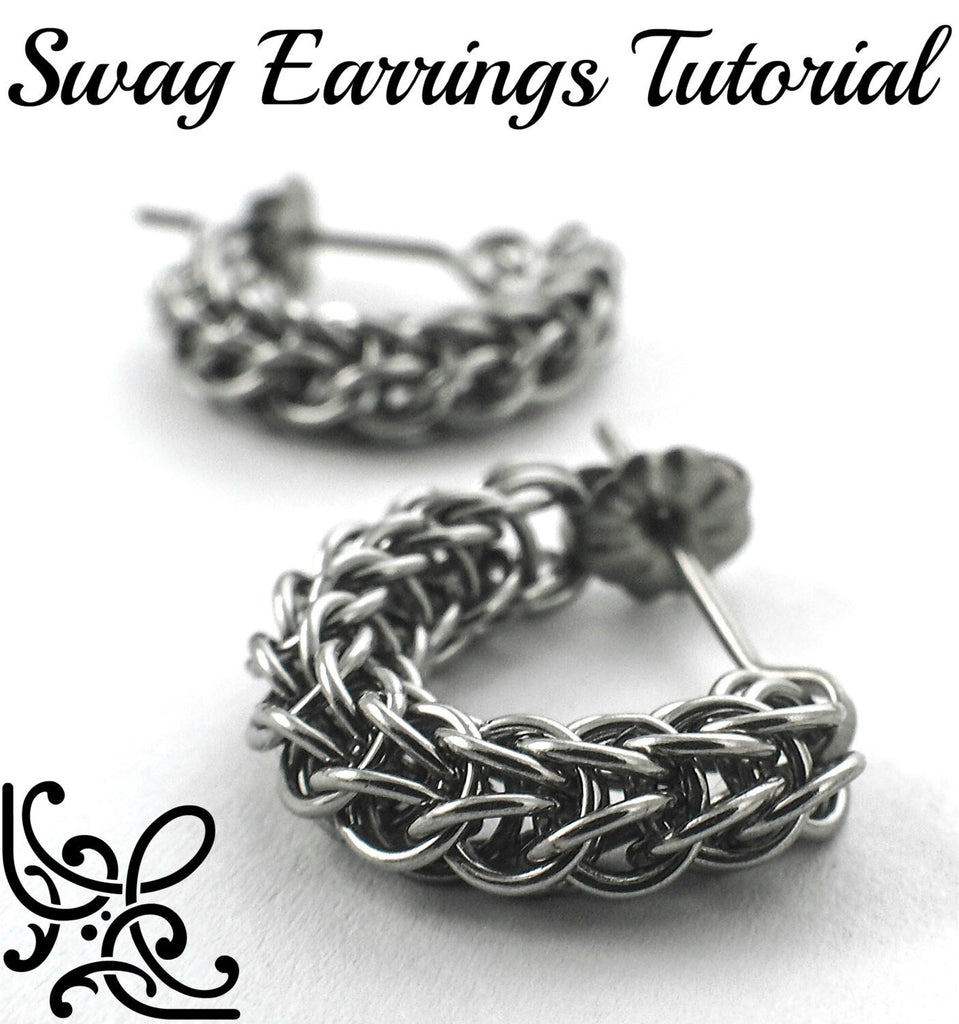 Swag Full Persian Chainmaille Earring Tutorial pdf
