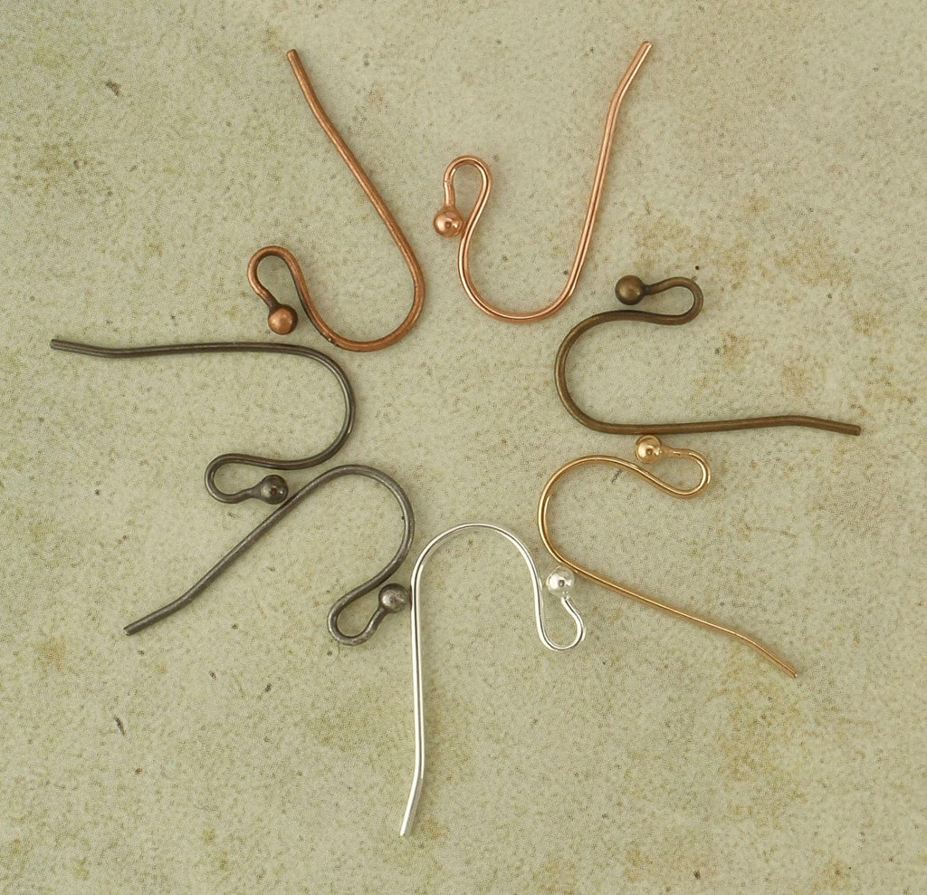 Pure Titanium Hooks, Ear Wires - Silver and Gold Tone Findings – Pretty  Smart