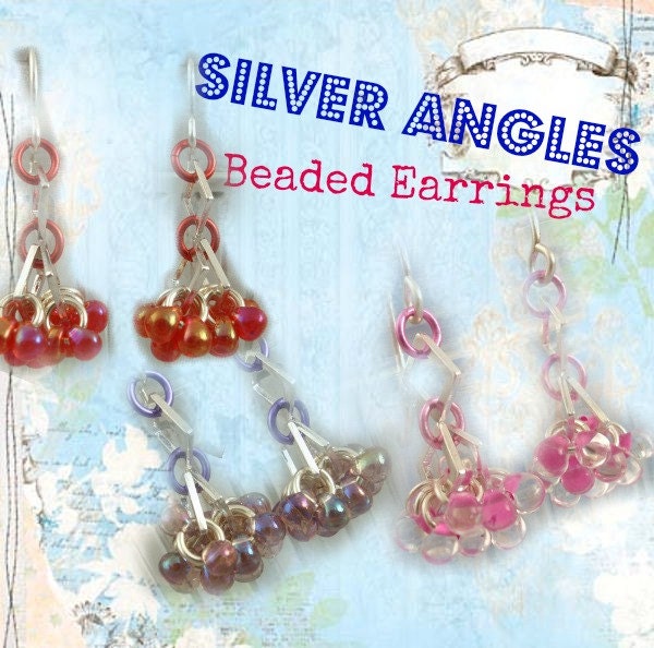 Shaggy Angles Beaded Earrings PDF  - Fast and Easy