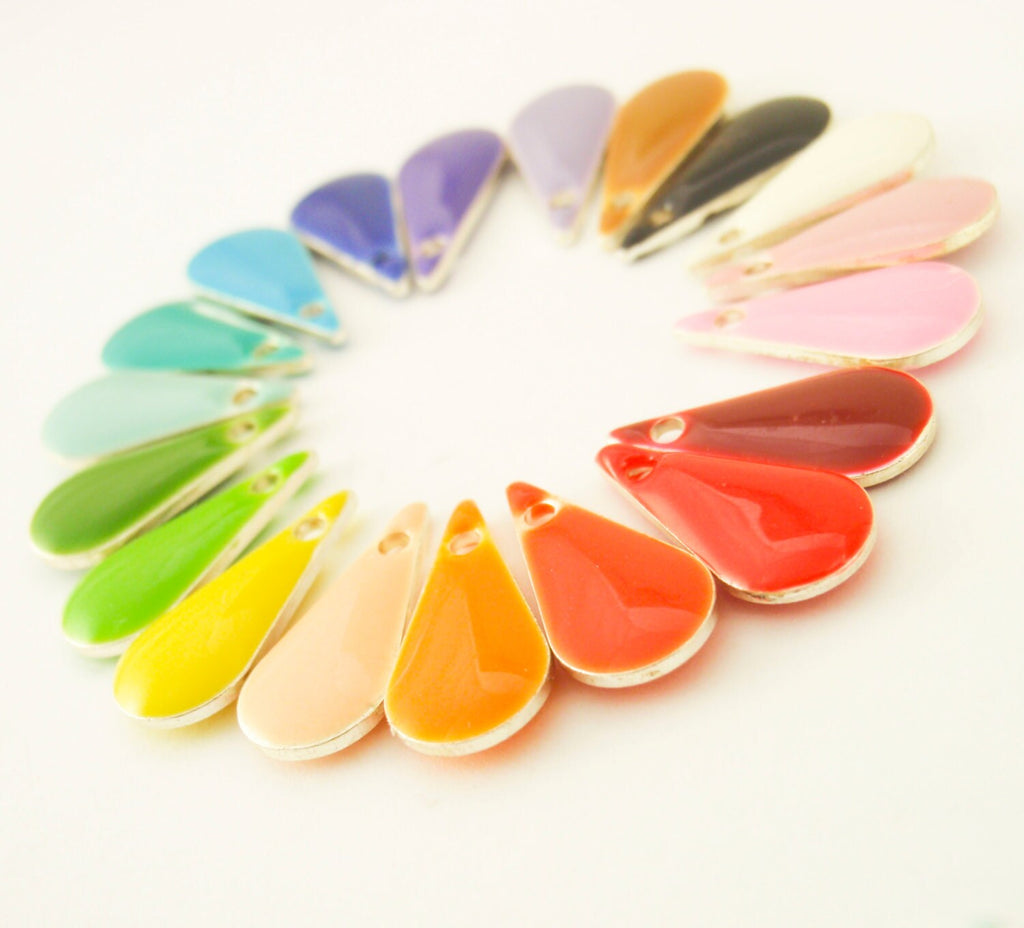 25 - 20mm x 14mm Colorful Teardrop Drops - 100% Guarantee