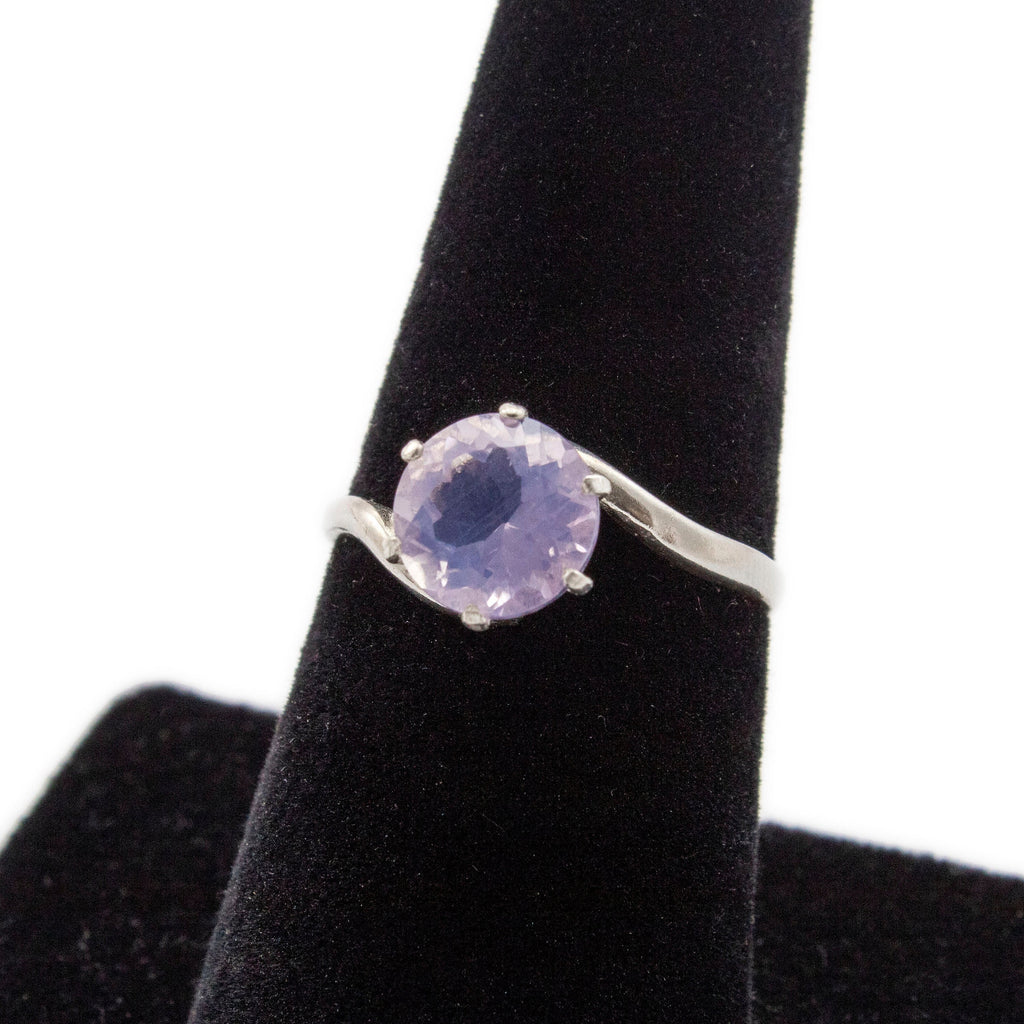 Amethyst, Opalescent Topaz, Garnet, Smokey Quartz, Blue Spinal, Aquamarine Sterling Silver Simple Swirl Custom Ring