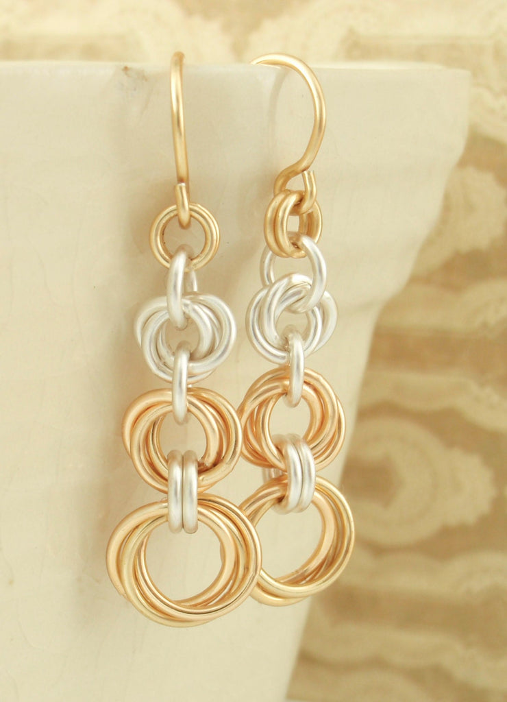 Stacking Mobius Earrings PDF - Basic Instructions - Expert Tutorial