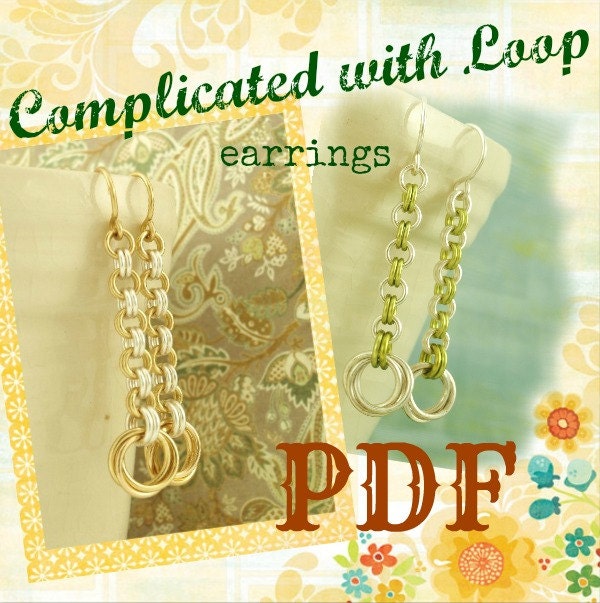 Complicated with Loop Earrings PDF - Basic Instructions - Expert Tutorial