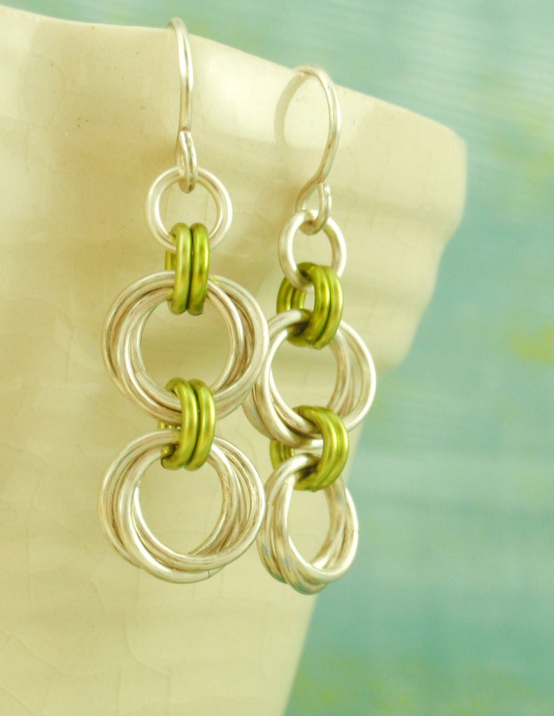 Linked Loops Earrings PDF - Basic Instructions - DIY Jewelry