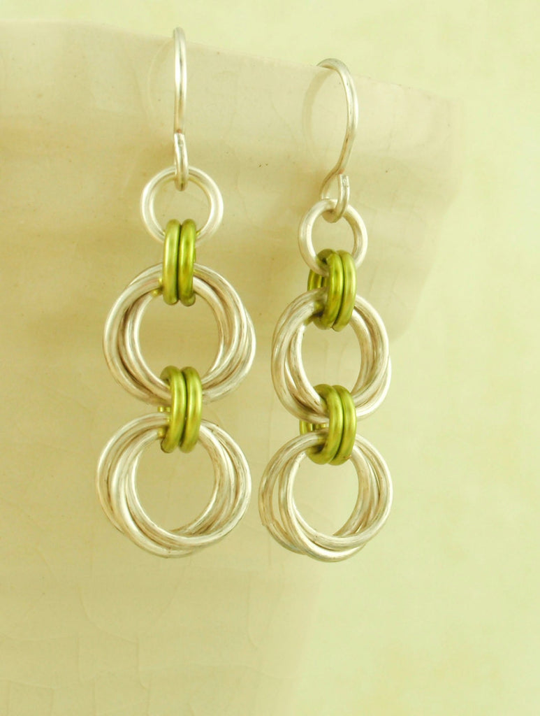Linked Loops Earrings PDF - Basic Instructions - DIY Jewelry