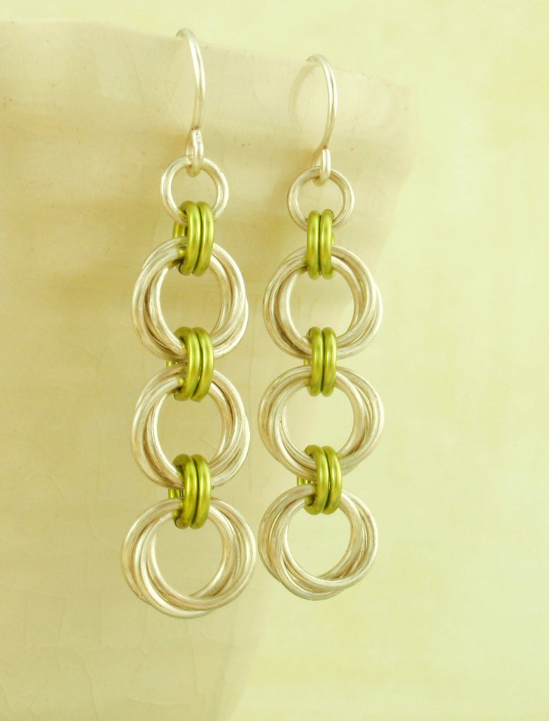 Linked Loops Deluxe Earrings PDF Tutorial - Basic Instructions