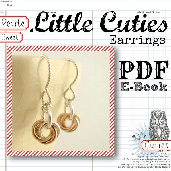Little Cuties Earrings PDF - Basic Instructions - Expert Tutorial