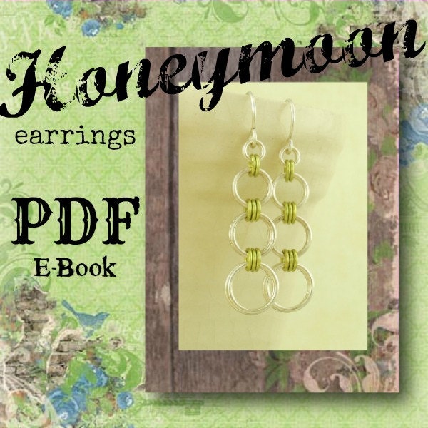 Honeymoon Chainmaille Earrings PDF - Beginner Fast Tutorial