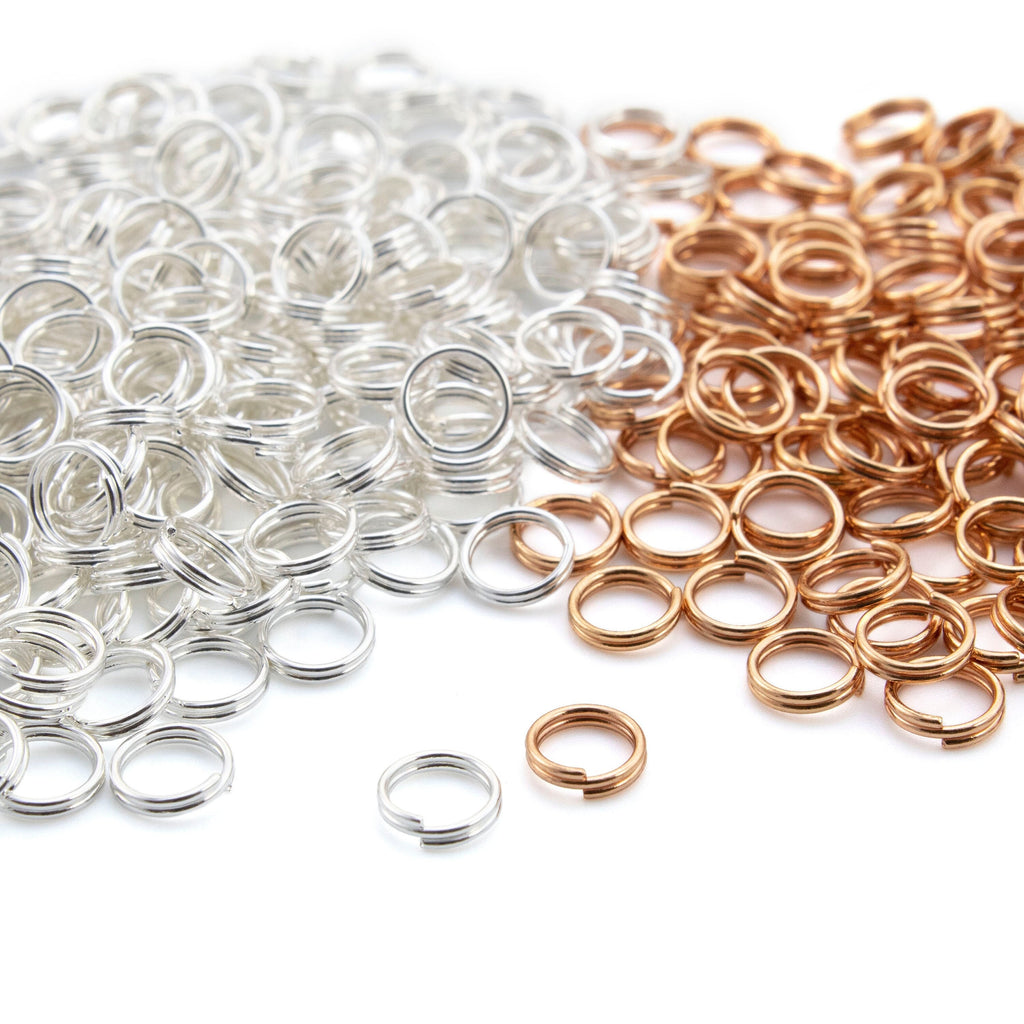Silver FIlled Closed Jump Rings 8mm 18 Gauge (10 Pieces) — Beadaholique