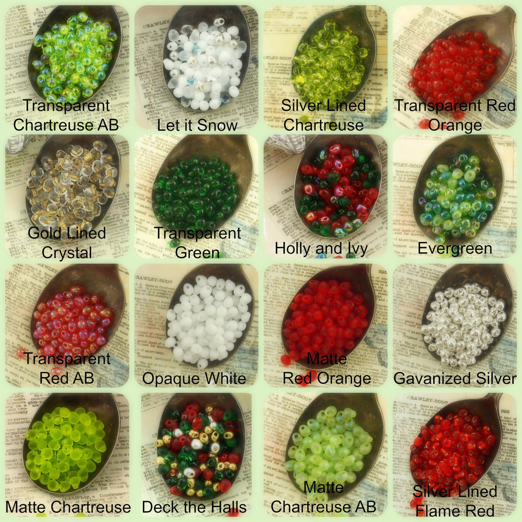 Best Sellers Miyuki Drop Beads in Holiday Colors