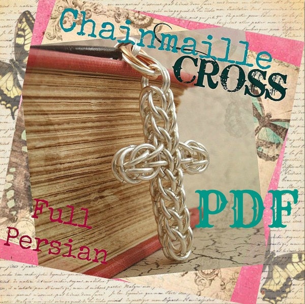 Chainmaille Cross - Full Persian PDF Instructions