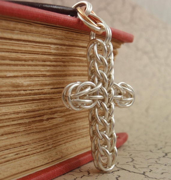 Chainmaille Cross - Full Persian PDF Instructions