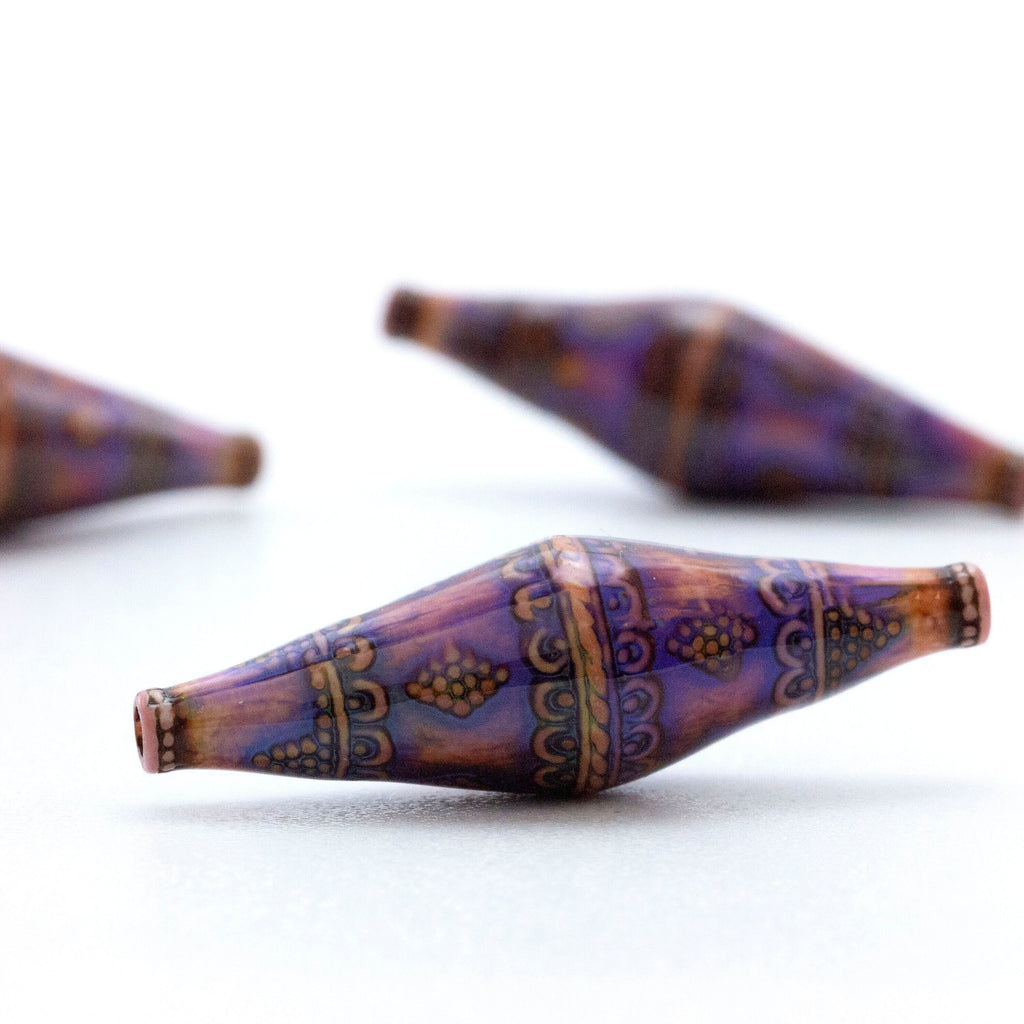 Lavender Larkspur Mood Beads 16mm Thermo - Sensitive Liquid Crystal - 100% Guarantee