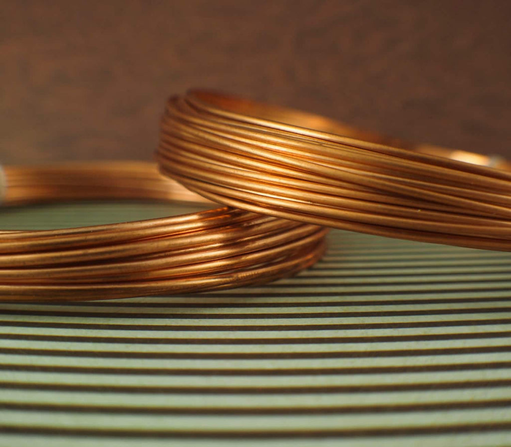Half Hard Copper Wire - Solid Raw Metal - You Pick Gauge - 100% Guarantee - 16, 18, 19, 20, 22, 24