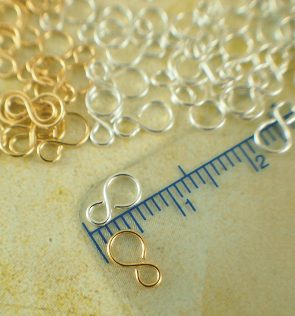 25  Infinity Figure Eight Links Version II - 8mm x 4mm - Silver Plated or Gold Plated - 100% Guarantee