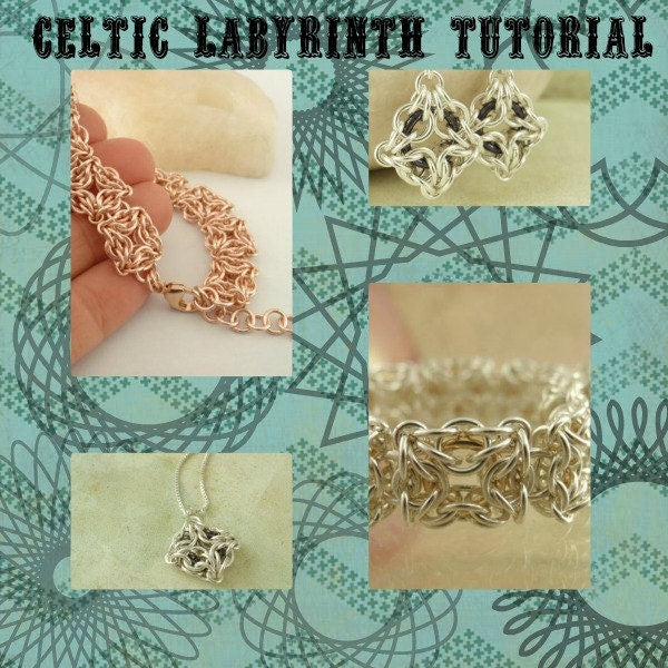 Celtic Labyrinth Earrings, Bracelet or Necklace PDF - Expert Tutorial