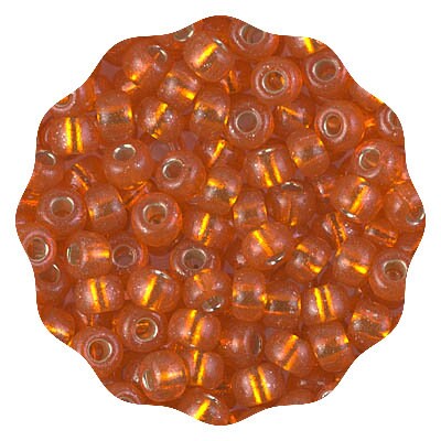 Silverlined Orange Miyuki 6/0 Glass Seed Beads - 100% Guarantee