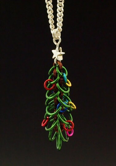 Oh Christmas Tree Earring Kit - Chainmaille Fun for All Skill levels