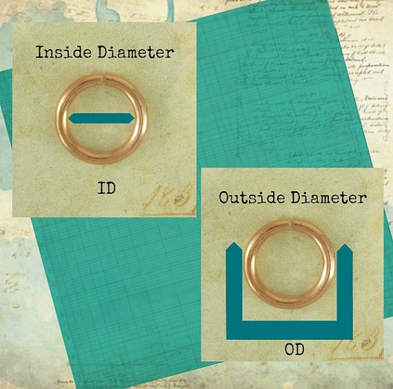 50 Custom Handmade Square Solid Copper Jump Rings - 12, 14, 16, 18, 20, 21 or 22 Gauge - You Pick Diameter