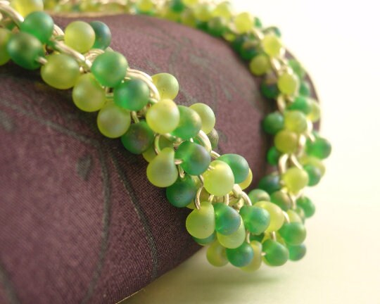 Peridot Rose Mix Fringe Glass Beads Mix - Perfect for Shaggy Earrings, Rings, Necklaces - Custom Mix of Colors