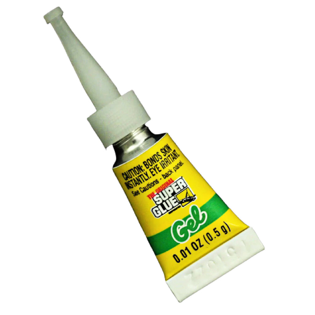 Super Glue GEL - TWO Single Use Size Tubes - 0.01 ounce each