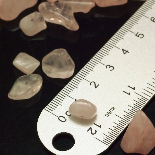 Medium Rose Quartz Chip Beads - 48 grams - 100% Guarantee