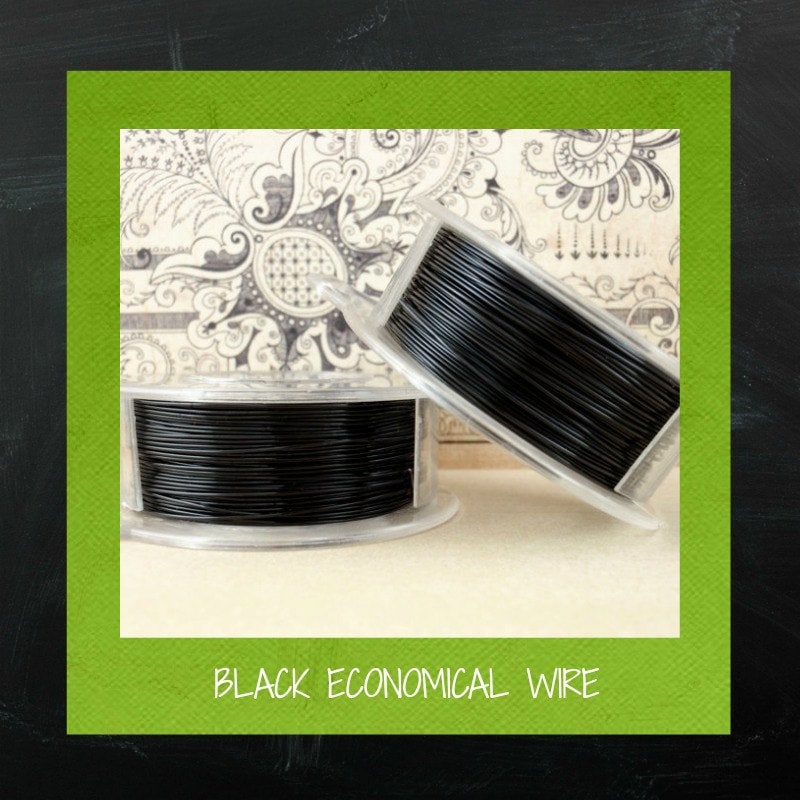 Black Wire - Enameled Coated Copper - 100% Guarantee - YOU Pick the gauge 16, 18, 20, 21, 22, 24, 26, 28, 30, 32, Round, Square, Half Round