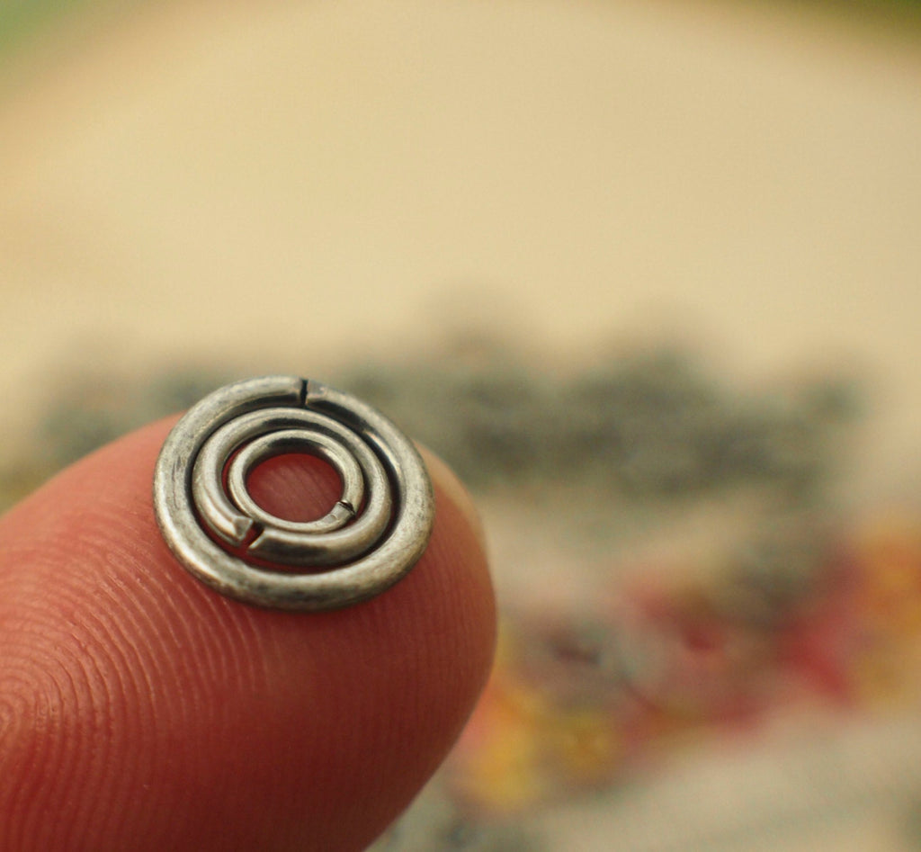100 Antique Silver Jump Rings - Vintage Look - 22, 20, 18, 16 Gauge - Best Commercially Made - 100 % Guarantee