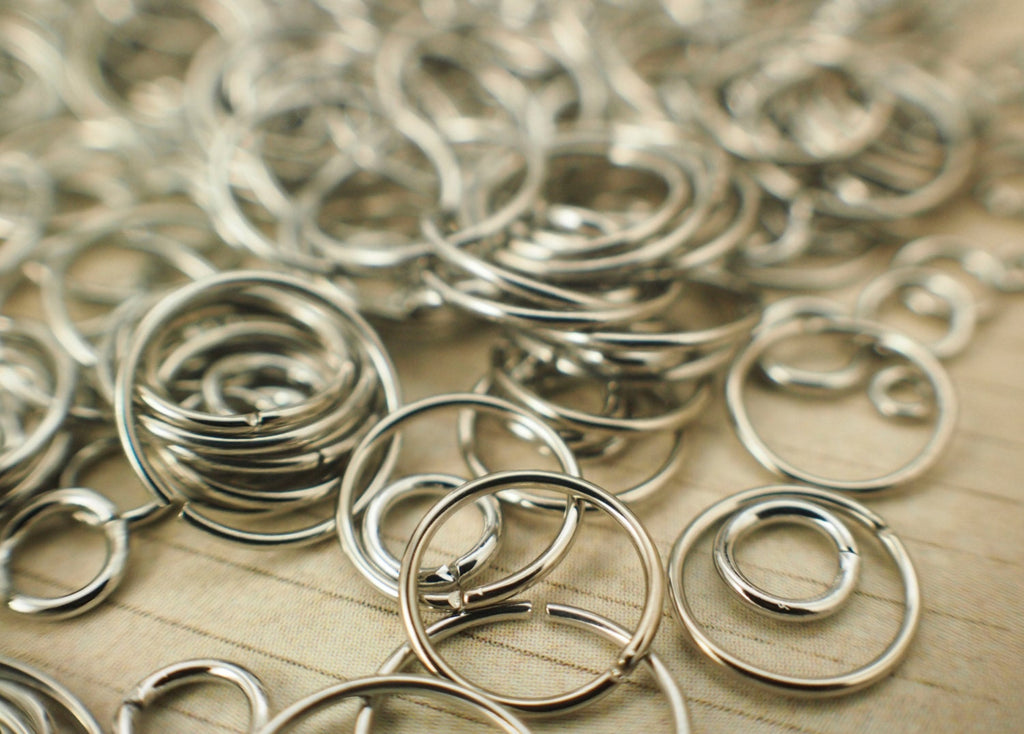 Bright Silver Jump Rings Best Commercially Made 22, 20 or 18 gauge - 100% Guarantee